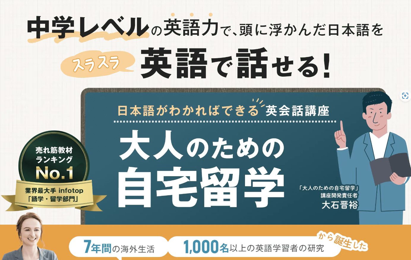 「大人のための自宅留学」は、日本語を理解する大人が自宅で英会話を学ぶためのオンライン講座です。この記事では、プログラムの特徴、効果的な学習方法、そして実際にこの講座を体験した方々の生の声を紹介し、どのようにして日常生活の中で英語力を伸ばすことができるのかを解説します。忙しい日常の中で英語をマスターしたいと考えている大人の方々に最適な内容となっています。